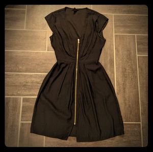 H&M Women's Little Black Dress Zip front Size 6